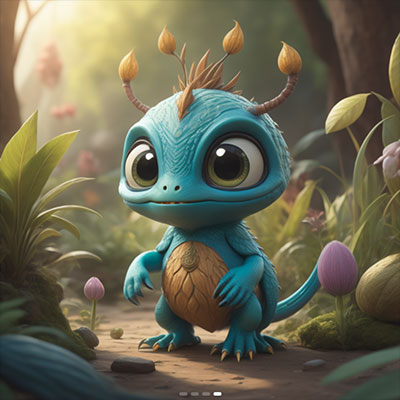 Forest planet Creature