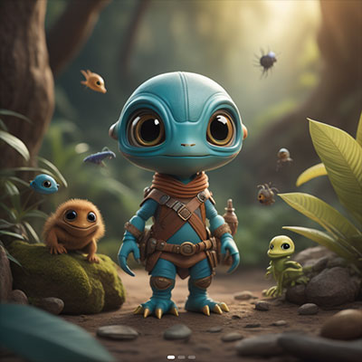 Forest planet Creatures