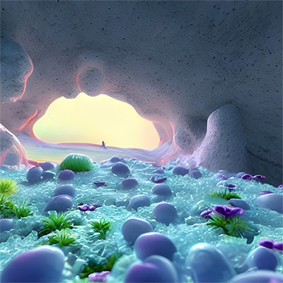 Ice planet Landscape