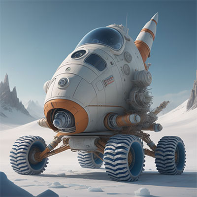 Ice planet rover